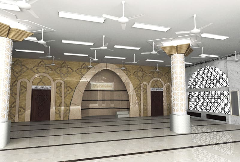 Designcell | Uttara sector 12 mosque interior project